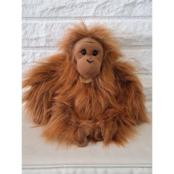 Aurora Miyoni Orangutan Plush Great Ape Stuffed Animal Toy 12" Collectible - Picture 2 of 12